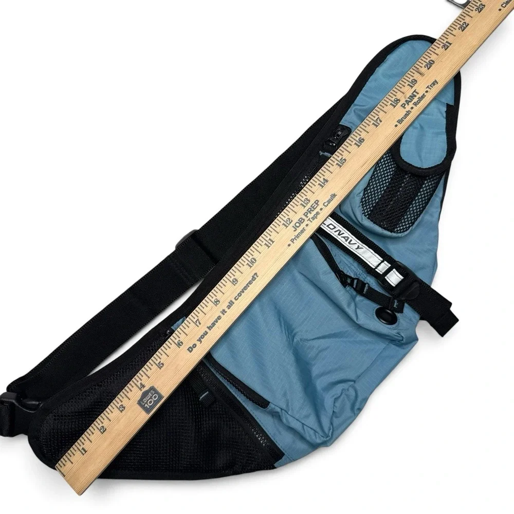Vintage Y2K 2003 Old Navy Trail Hiking Crossbody Sling Bag Nylon Adjustable